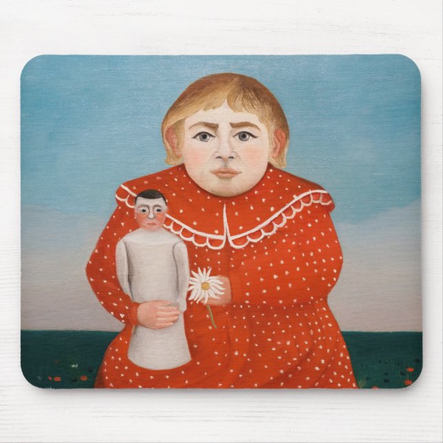 Henri Rousseau - Child with a Doll Mouse Pad (Front)