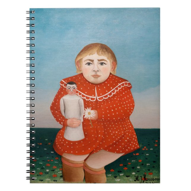 Henri Rousseau - Child with a Doll Notebook (Front)