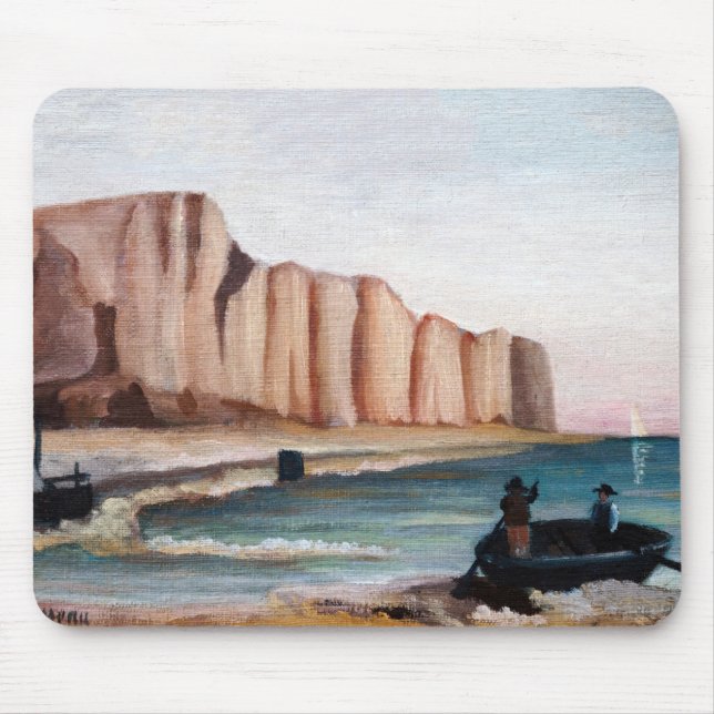 Henri Rousseau - Cliffs Mouse Pad (Front)