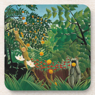 Henri Rousseau Exotic Landscape Coasters