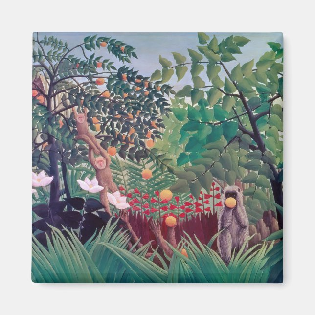 Henri Rousseau - Exotic Landscape Magnet (Front)