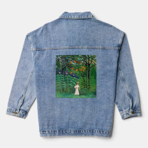 Henri Rousseau - Femme marchant dans une forêt exo