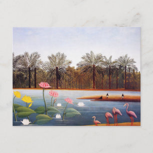 Henri Rousseau Flamingoes Invitations