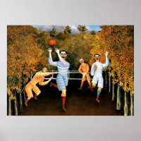 Henri Rousseau - Football Players