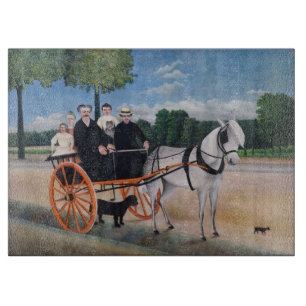 Henri Rousseau - La Carriole du pere Junier Cutting Board