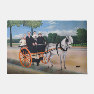 Henri Rousseau - La Carriole du pere Junier Doormat