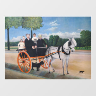 Henri Rousseau - La Carriole du pere Junier Window Cling