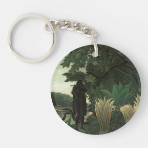 Henri rousseau La Encantadora de Serpientes Keychain