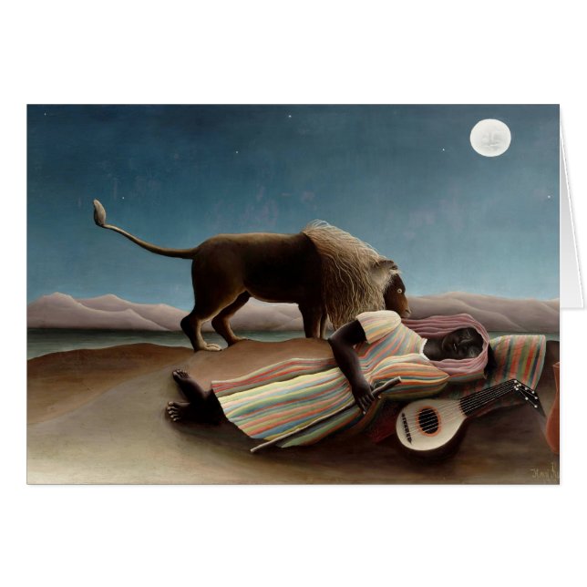 Henri Rousseau - Les Tziganes qui dorment (Devant horizontal)