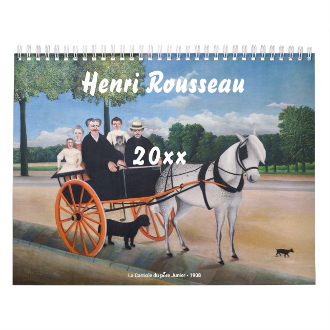 Henri Rousseau Masterpieces Selection Calendar (Cover)