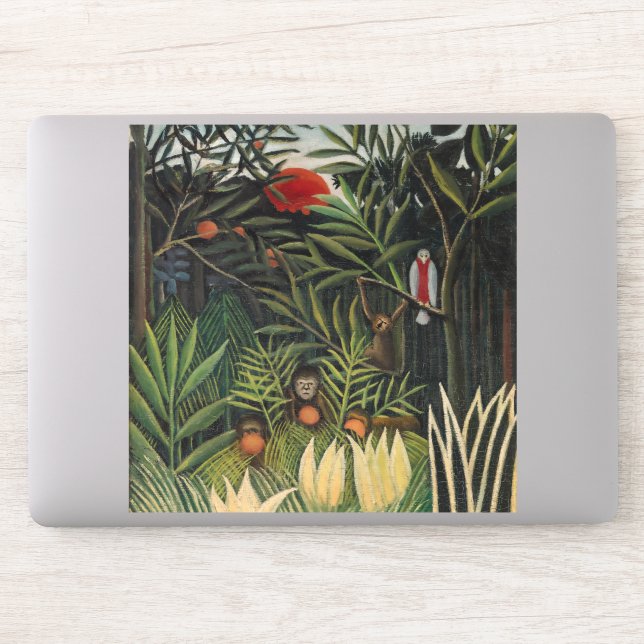 Henri Rousseau - Monkeys & Parrot in Virgin Forest (Computer)
