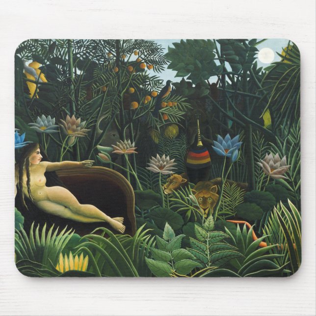 Henri Rousseau Mouse Pad (Front)
