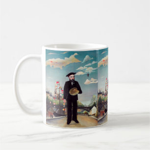 Henri Rousseau - Myself Portrait-Landscape Coffee Mug