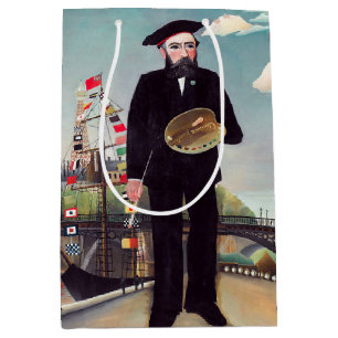 Henri Rousseau - Myself Portrait-Landscape Medium Gift Bag