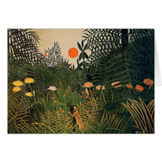 Henri Rousseau- Negro Attacked by a Jaguar