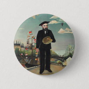 Henri Rousseau Painting 2 Inch Round Button