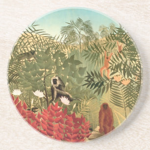 Henri Rousseau Painting Coaster