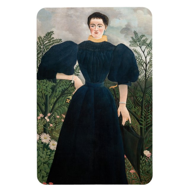 Henri Rousseau - Portrait of Madame M. Magnet (Vertical)