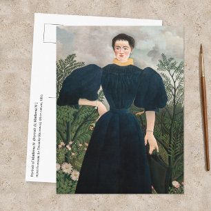 Henri Rousseau - Portrait of Madame M. Postcard