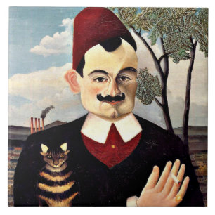 Henri Rousseau - Portrait of Monsieur X Tile
