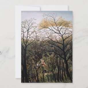 Henri Rousseau - Rendezvous in the Forest Thank You Card