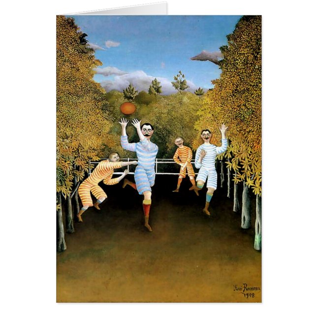 Henri Rousseau’s Painting "The Football Players" (Front)