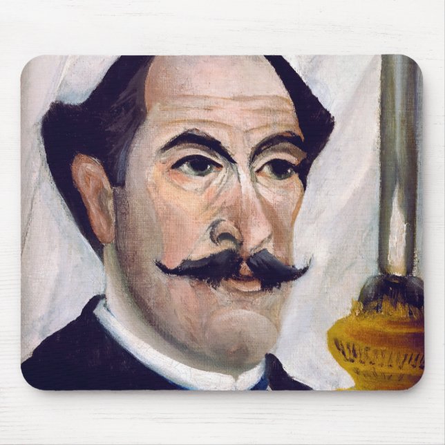 Henri Rousseau - Self Portrait Mouse Pad (Front)