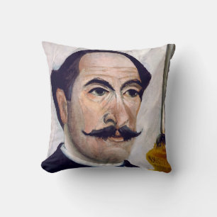 Henri Rousseau - Self Portrait Throw Pillow