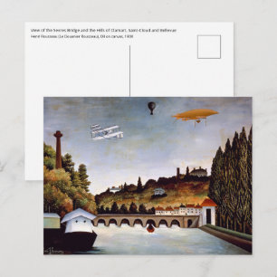 Henri Rousseau - Sevres bridge & hills of Clamart Postcard