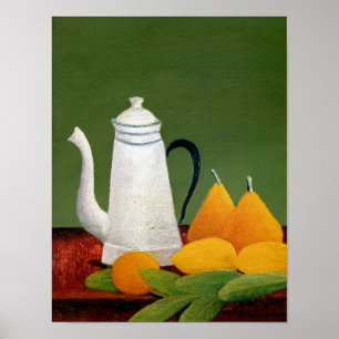Henri Rousseau - Still Life with Fruit & Teapot Poster