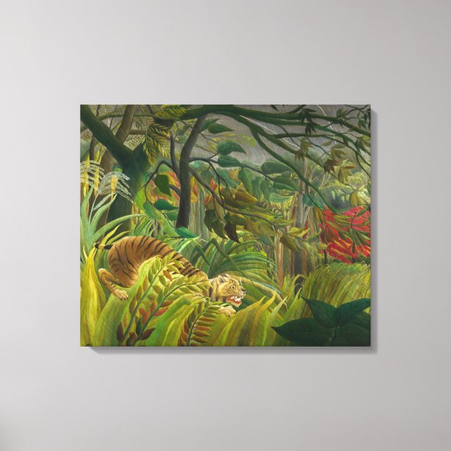 Henri Rousseau - Surprised! Canvas Print (Front)