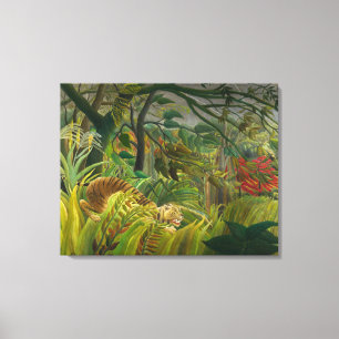 Henri Rousseau - Surprised! Canvas Print