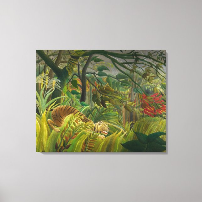 Henri Rousseau - Surprised! Canvas Print (Front)