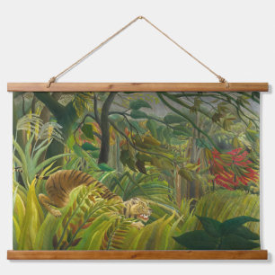 Henri Rousseau - Surprised! Hanging Tapestry