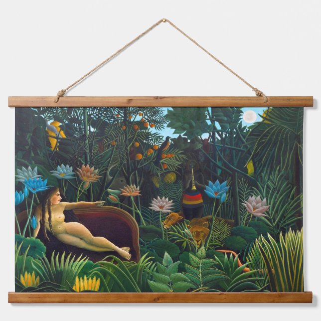 Henri Rousseau The dream 1910 (Le Rêve) CC0331 Hanging Tapestry (Front)