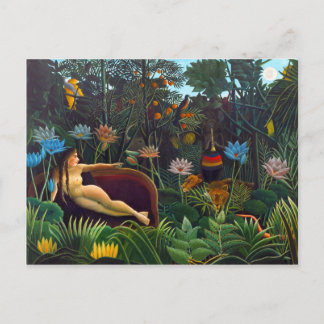 Henri Rousseau The dream 1910 (Le Rêve) Naïvist Postcard
