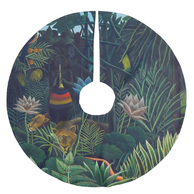 Henri Rousseau - The Dream / Le Reve Brushed Polyester Tree Skirt (Front)
