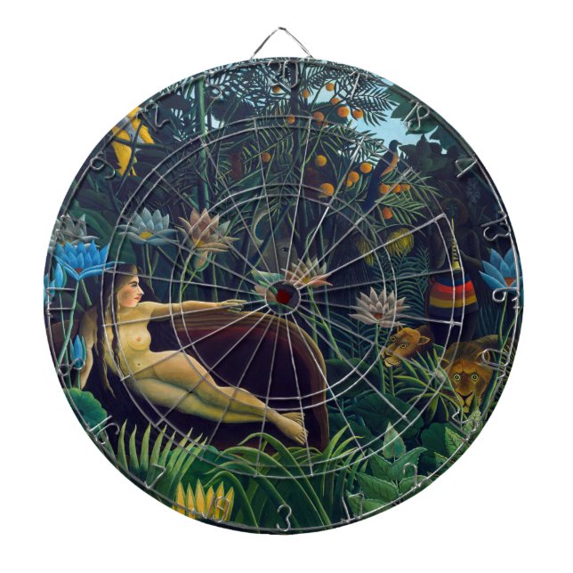 Henri Rousseau - The Dream / Le Reve Dartboard (Front)
