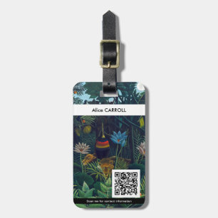 Henri Rousseau - The Dream / Le Reve - QR Code Luggage Tag