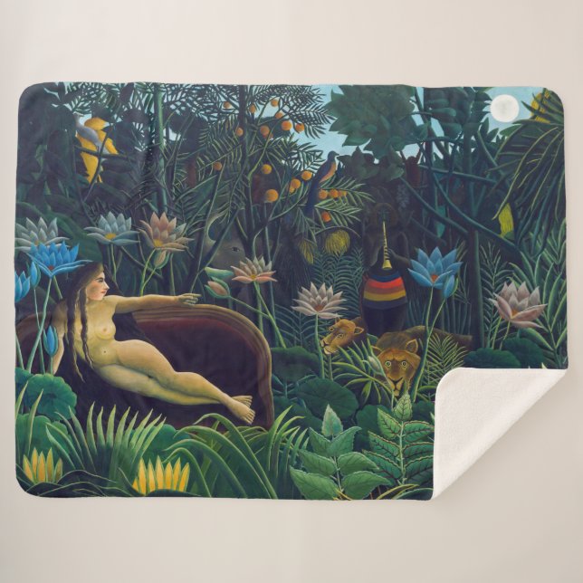 Henri Rousseau - The Dream / Le Reve Sherpa Blanket (Front (Horizontal))