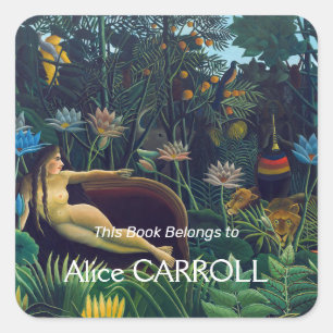 Henri Rousseau - The Dream / Le Reve Square Sticker