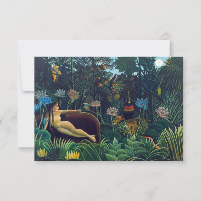 Henri Rousseau - The Dream / Le Reve Thank You Card (Front)