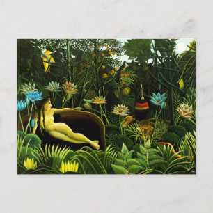 Henri Rousseau The Dream Postcard