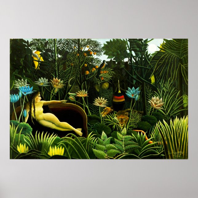 Henri Rousseau The Dream Poster (Front)