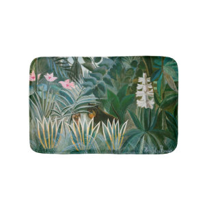 Henri Rousseau - The Equatorial Jungle Bath Mat