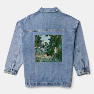 Henri Rousseau - The Equatorial Jungle Denim Jacket
