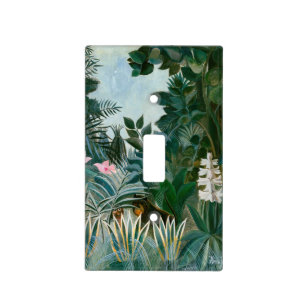Henri Rousseau - The Equatorial Jungle Light Switch Cover