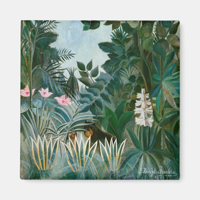 Henri Rousseau - The Equatorial Jungle Magnet (Front)