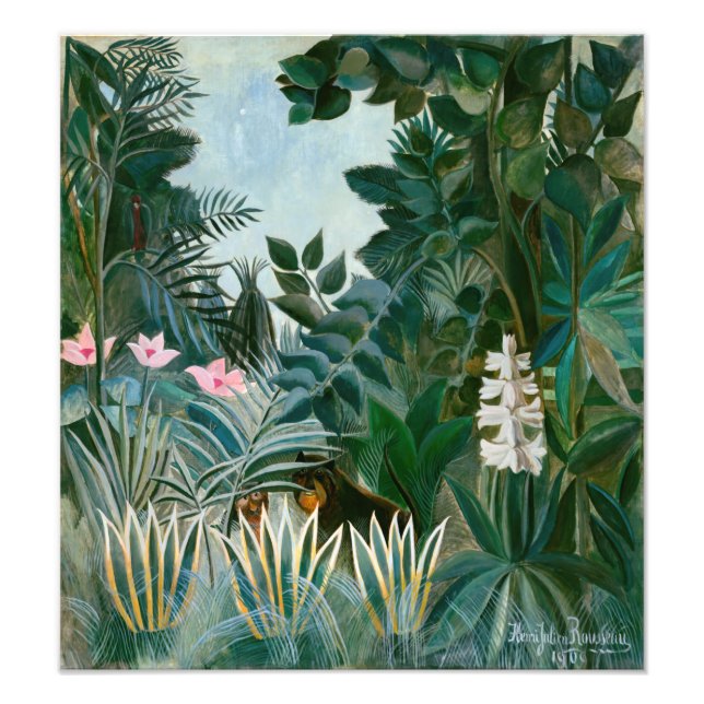 Henri Rousseau - The Equatorial Jungle Photo Print (Front)