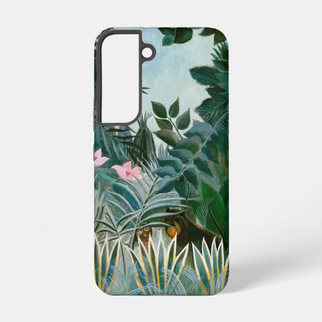 Henri Rousseau - The Equatorial Jungle Samsung Galaxy S22 Case (Back)